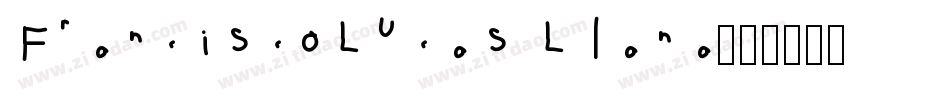 FranciscoLucas Llana字体转换